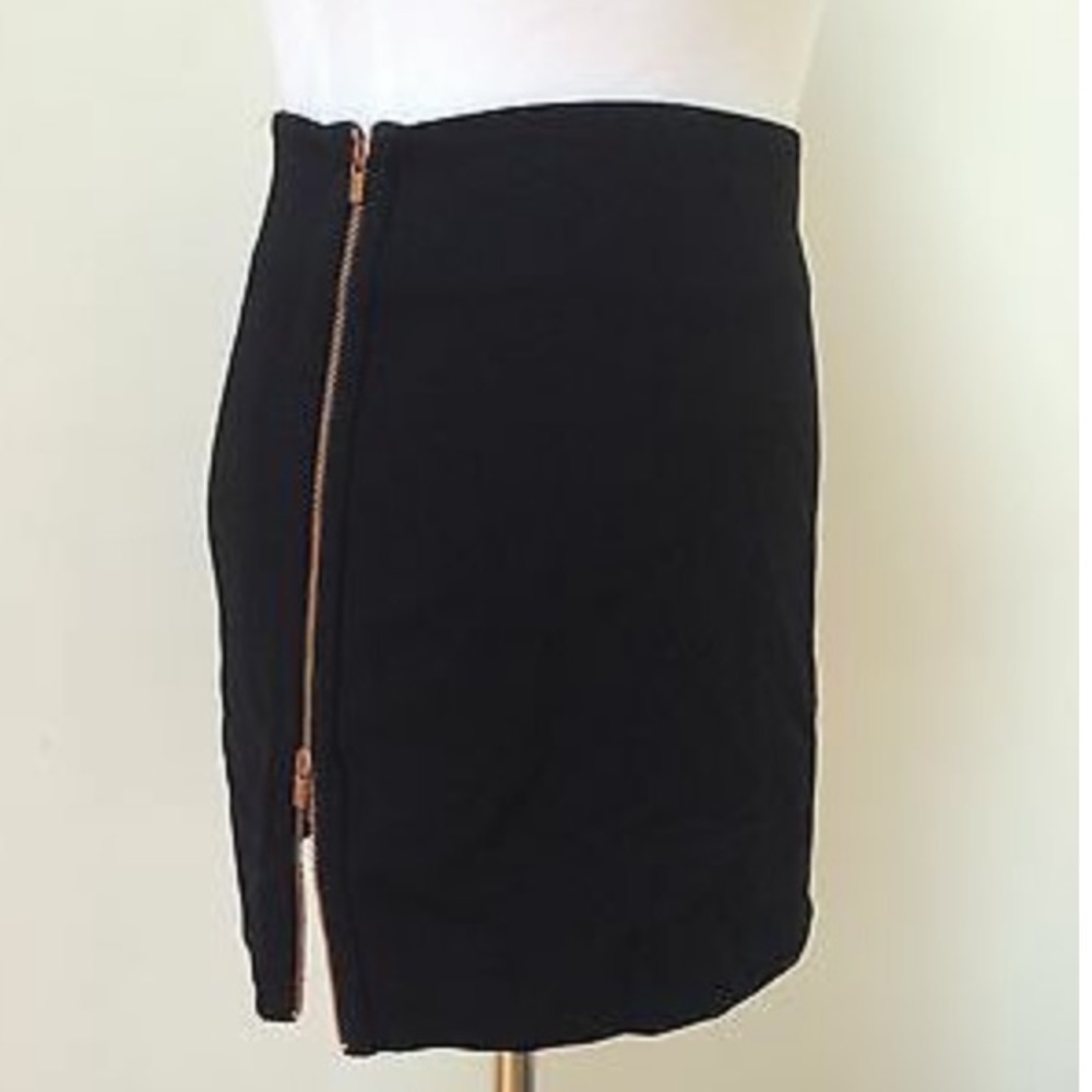 DVF Black Martini Mini Skirt
